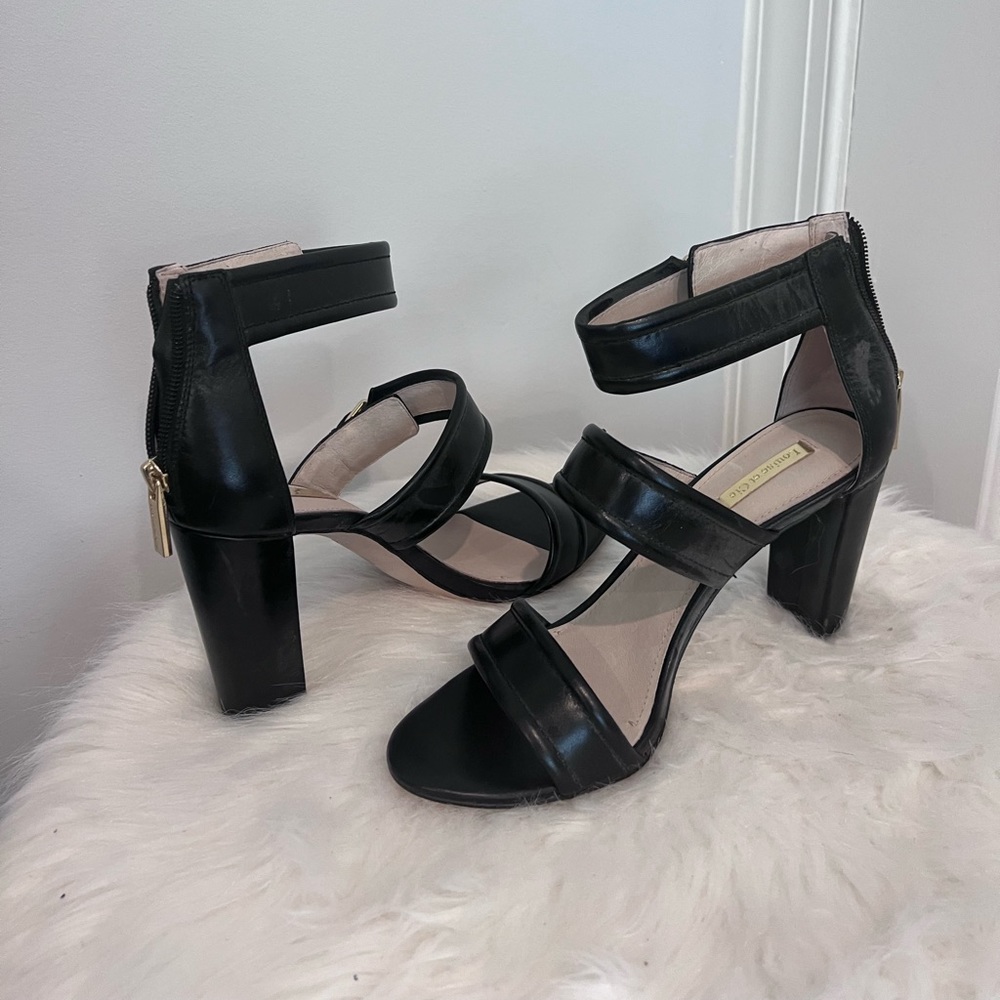 Black Strappy Heels